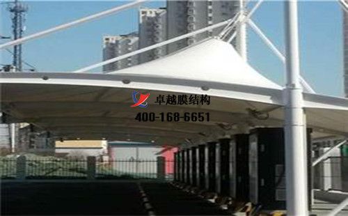 林州膜結(jié)構(gòu)充電站樁車棚【林州重機(jī)集團(tuán)股份有限公司等】工程設(shè)計(jì)施工案例
