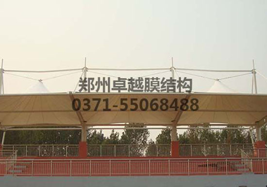 石家莊張拉膜遮陽棚生產(chǎn)廠家設計施工【石家莊人民醫(yī)學高等?？茖W校張拉膜遮陽棚】等項目